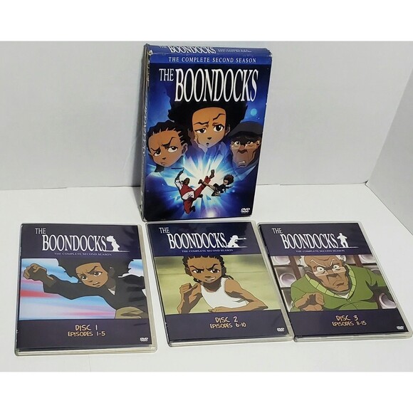 Boondocks Seasons 1 & 2 + Season 3 Disc 1 DVD Lot | Adult Swim | Tested - Picture 6 of 12